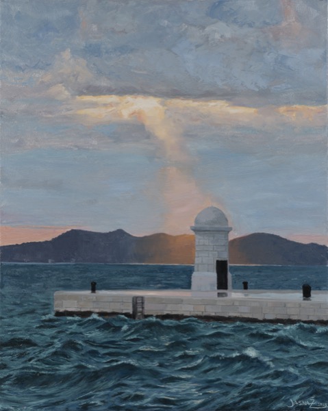 Licht hinter Leuchtturm
